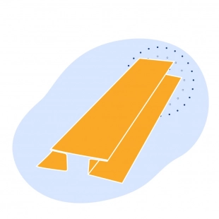 Н-образный профиль стальной 300х300х16 мм 17Г1С ТУ 14-2-24-72