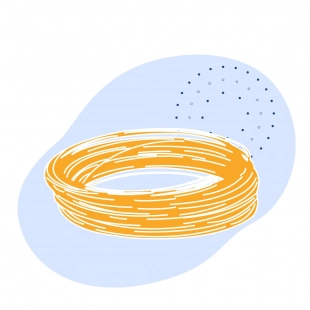 Канат одинарной свивки ТК 4.6 мм ГОСТ 3063-80