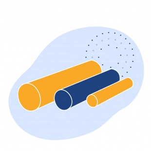 Пруток стальной круглый 270 мм ст45 ГОСТ 2590-2006