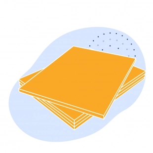 Текстолит листовой электротехнический 0.5 мм ЛТ ГОСТ 2910-74