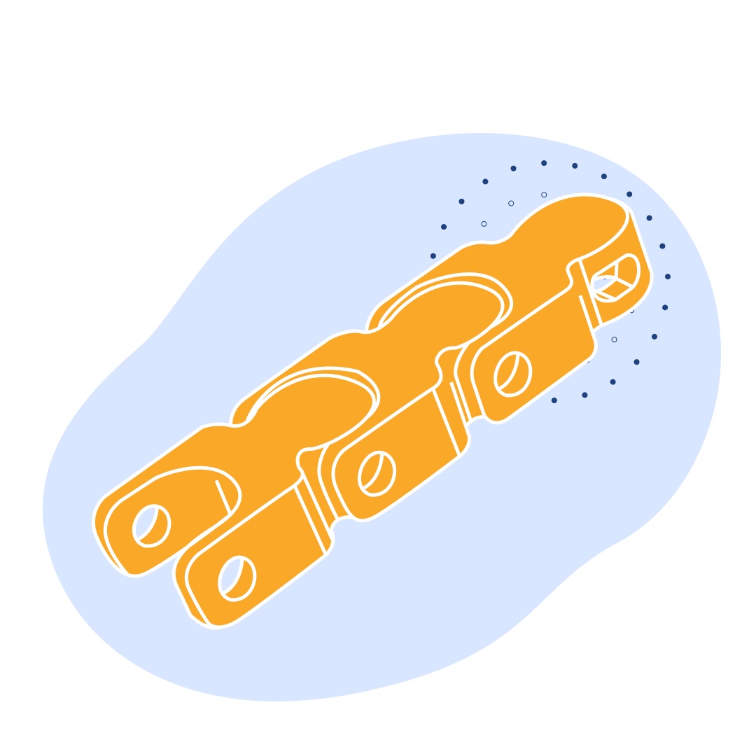 Бипланарная цепь MD 1701 TAB R 50x2.05x150 мм