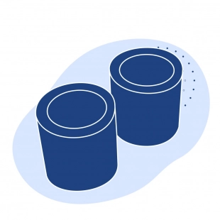 Капролоновая втулка 170х1400 мм кремовая ПА 6