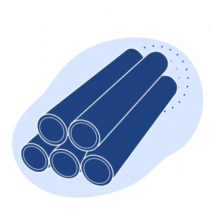 Труба нержавеющая хромированная 73х8 мм 08Х20Н14С2 ГОСТ 9941-81